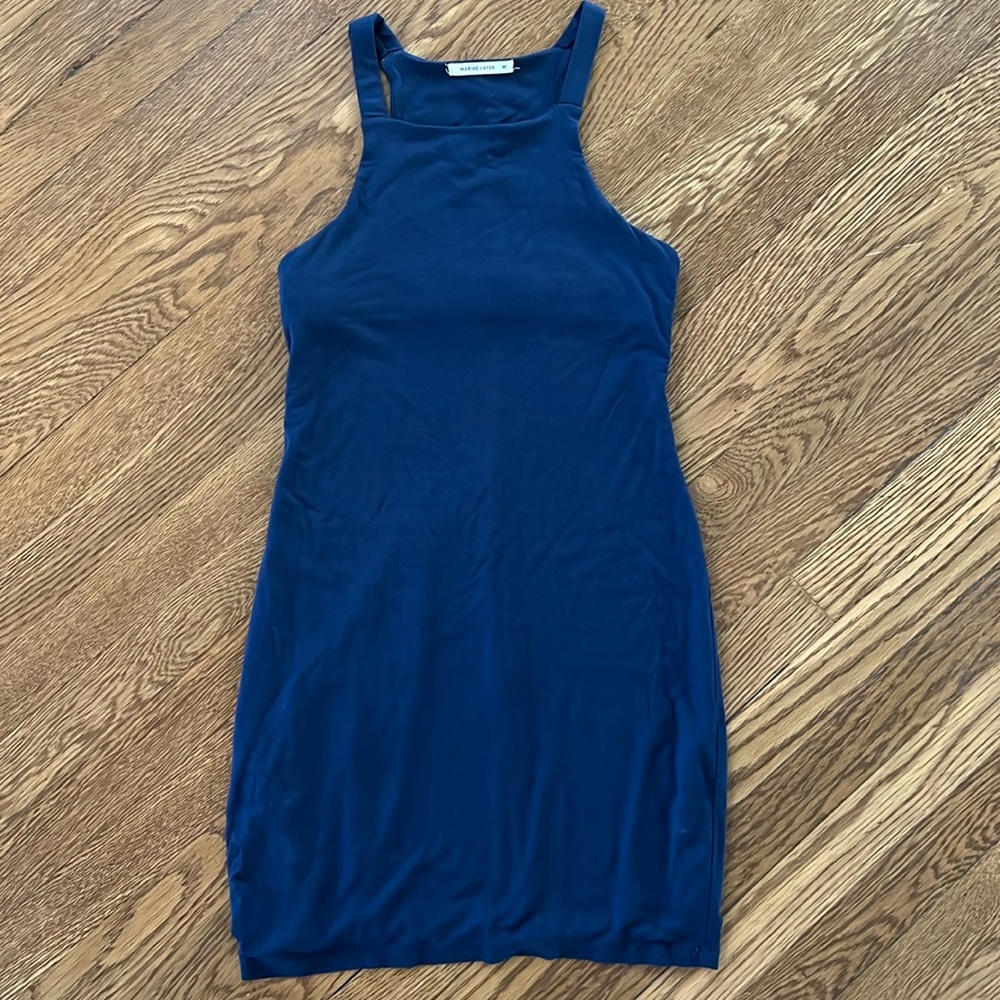 Marine Layer stretchy fitted mini dress